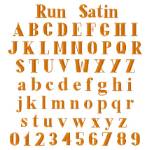 Picture of RunSatin Embroidery Font