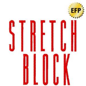 Picture of Stretch Block Embroidery Font