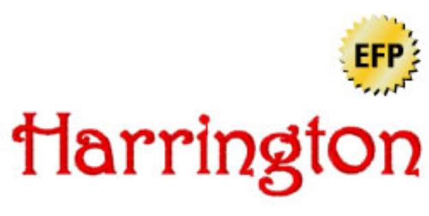 Picture of Harrington Embroidery Font