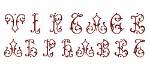 Picture of Vintage Alphabet Embroidery Font