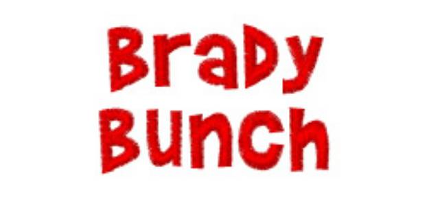 Picture of Brady Embroidery Font