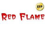 Picture of Red Flame Embroidery Font
