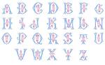 Picture of Monograms Embroidery Font