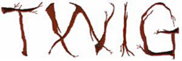 Picture of Twig Embroidery Font