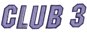 Picture of Club 3 Embroidery Font