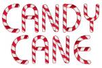 Picture of Candy Cane Embroidery Font