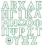 Picture of Toga Applique Embroidery Font