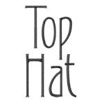 Picture of Top Hat Embroidery Font