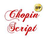 Picture of Chopin Script Embroidery Font