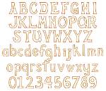 Picture of Cute Alphabet Embroidery Font