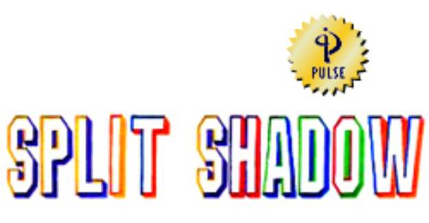 Picture of Split Shadow Embroidery Font