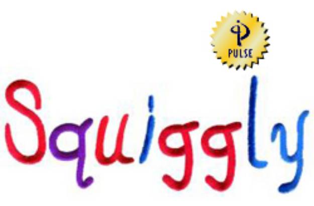 Picture of Squiggly Embroidery Font