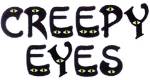Picture of Creepy Eyes Embroidery Font