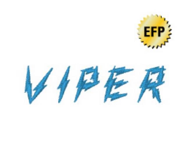 Picture of Viper Embroidery Font