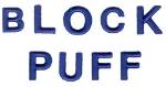 Picture of Block Puff Embroidery Font