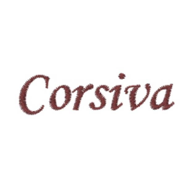 Picture of Monotype Corsiva Embroidery Font