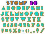 Picture of Stomp 2 Colors Embroidery Font