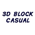 Picture of 3D Block Casual Embroidery Font