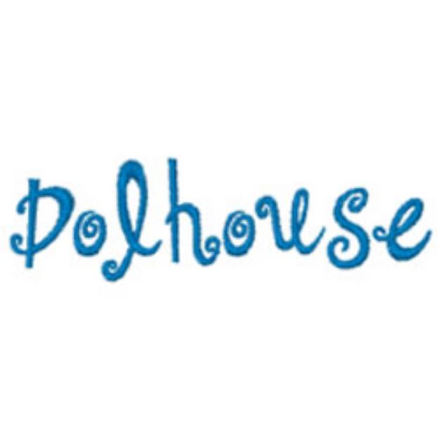 Picture of Dolhouse Font Embroidery Font