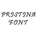 Picture of Pristina Font Embroidery Font
