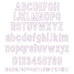 Picture of Stitch Alphabet Embroidery Font