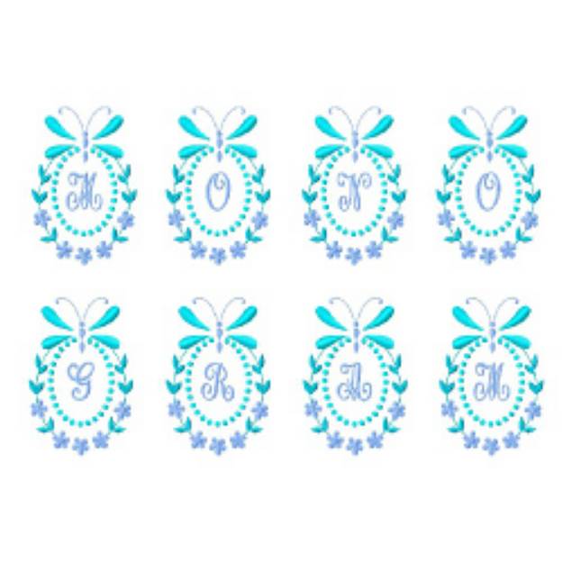 Picture of Monograms 50 Embroidery Font