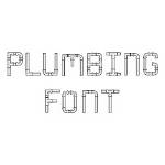 Picture of LD Plumbing font Embroidery Font
