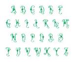 Picture of Monogram 58 Embroidery Font