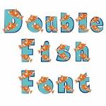 Picture of Double Fish Font Embroidery Font