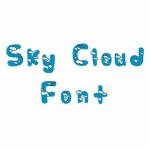 Picture of Sky Cloud Font Embroidery Font