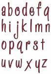 Picture of Curvy Hand Writing Embroidery Font