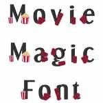 Picture of Movie Magic Font Embroidery Font