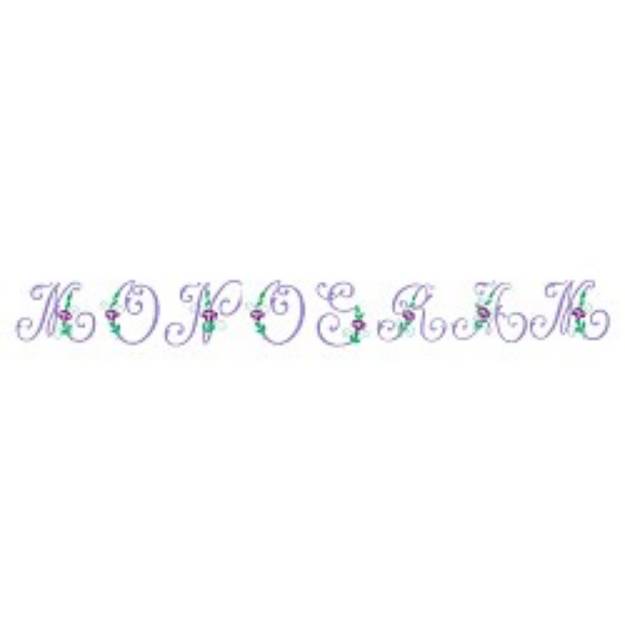 Picture of Monogram 59 Embroidery Font