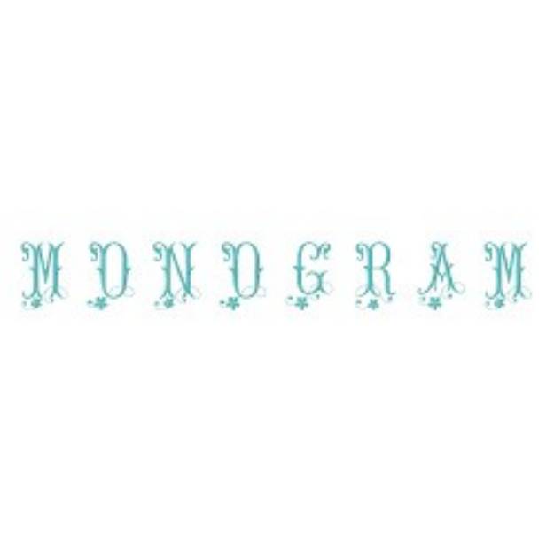Picture of Monogram 63 Embroidery Font