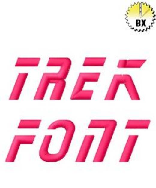 Picture of Star Trek Font Embroidery Font
