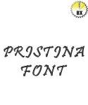 Picture of Pristina Font Embroidery Font
