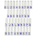 Picture of Keyboard Alphabets 2 Fonts Embroidery Font