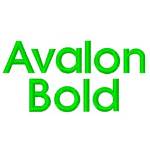 Picture of Avalon Bold Fonts Embroidery Font