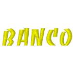 Picture of Banco Fonts Embroidery Font