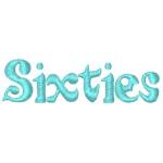 Picture of Sixties Fonts Embroidery Font