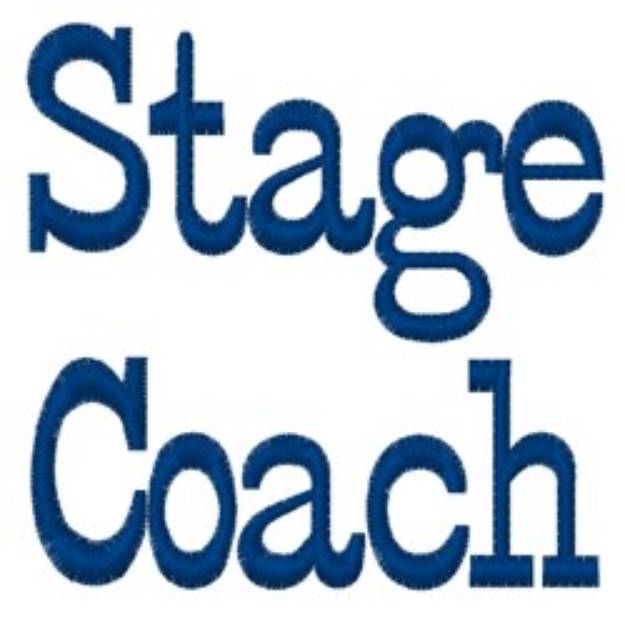 Picture of Stage Coach Fonts Embroidery Font