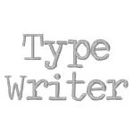 Picture of Typewriter Fonts Embroidery Font