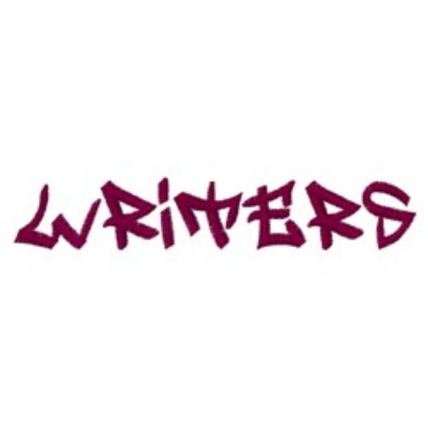 Picture of Writers Fonts Embroidery Font