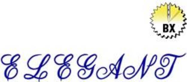 Picture of Elegant Monogram Embroidery Font