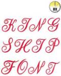 Picture of Fancy Monogram Embroidery Font