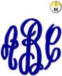 Picture of Swirl Monogram Embroidery Font