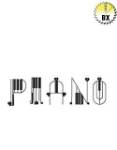 Picture of Piano Alphabets Fonts Embroidery Font