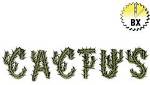 Picture of Cactus Font Embroidery Font