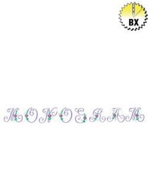 Picture of Monogram 59 Embroidery Font