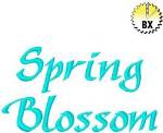 Picture of Spring Blossom Embroidery Font